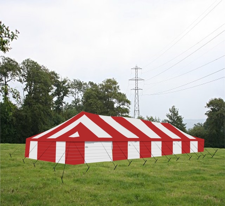 5m x 5m Pole Tent